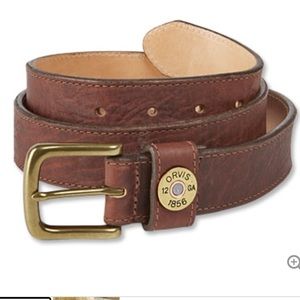 ORVIS BISON LEATHER SHOTSHELL BELT 2C3S